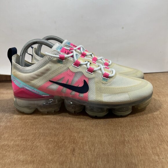 Nike Shoes - Nike Air Vapormax 2019 Women Size 8.5 Running Shoes Grey Pink AR6632-007